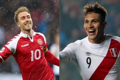 Xem trực tuyến bóng đá Peru vs Đan Mạch, bảng C World Cup 2018