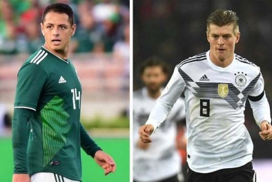 Xem trực tiếp bóng đá Đức vs Mexico, bảng F World Cup 2018 