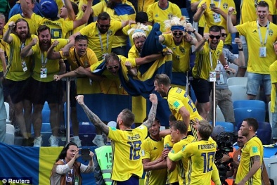Kết quả bóng đá Thụy Điển vs Hàn Quốc: Một phút sai lầm, đánh rơi 3 điểm