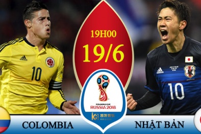 Truyền hình trực tiếp World Cup 2018 trận Colombia và Nhật Bản hãy chọn kênh có bản quyền