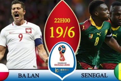 Xem trực tiếp bóng đá World Cup 2018 Ba Lan vs Senegal ở đâu tốt nhất?