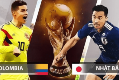 Xem trực tiếp bóng đá World Cup 2018 Colombia vs Nhật Bản ở đâu?