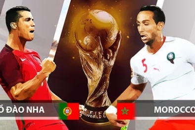 Truyền hình trực tiếp World Cup 2018 trận Bồ Đào Nha và Maroc hãy chọn kênh có bản quyền