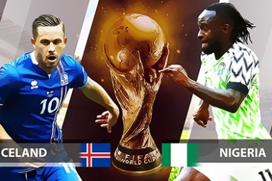  Link xem trực tiếp bóng đá World Cup 2018 Nigeria vs Iceland tốt nhất 