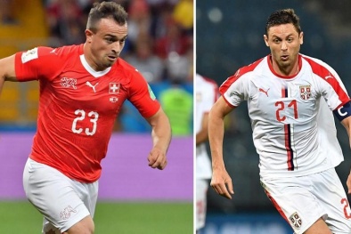 Kết quả bóng đá World Cup 2018 Serbia vs Thụy Sĩ: Đòn đau phút 90