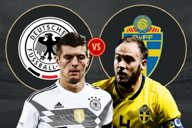 Xem trực tuyến bóng đá Đức vs Thụy Điển, bảng F World Cup 2018 lúc 1h00 ngày 24/6