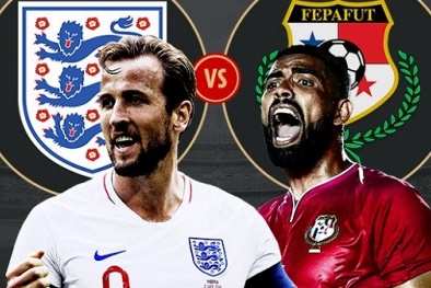 Link xem trực tiếp bóng đá Anh vs Panama, bảng G World Cup 2018 lúc 19h00 ngày 24/6