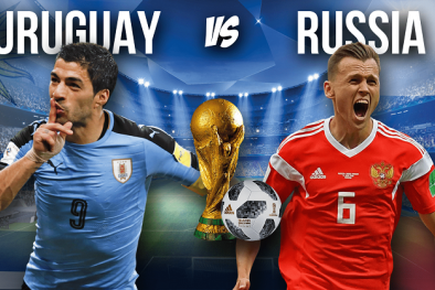 Link xem trực tiếp bóng đá Uruguay vs Nga, bảng A World Cup 2018 