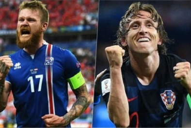 Link xem bóng đá trực tiếp Iceland vs Croatia, bảng D World Cup 2018 lúc 1h00 ngày 27/6