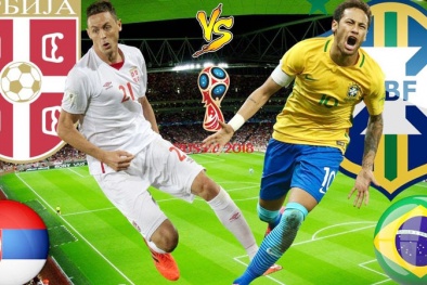 Truyền hình trực tiếp World Cup 2018 trận Brazil và Serbia hãy chọn kênh có bản quyền