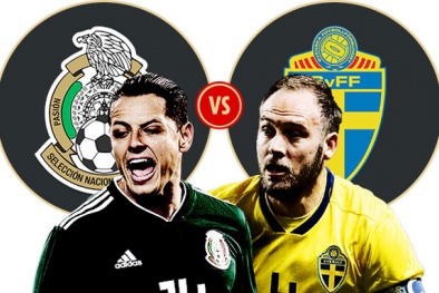 Truyền hình trực tiếp World Cup 2018 trận Mexico và Thụy Điển hãy chọn kênh có bản quyền