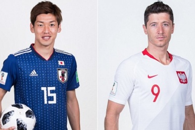 Link xem trực tiếp bóng đá Nhật Bản vs Ba Lan, bảng H World Cup 2018 