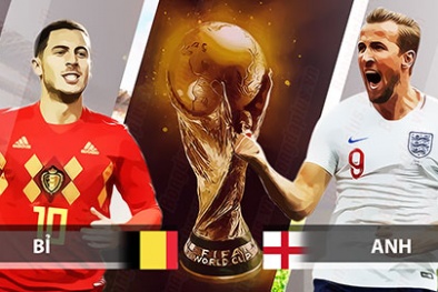 Truyền hình trực tiếp World Cup 2018 trận Anh và Bỉ hãy chọn kênh có bản quyền