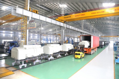 Thaco xuất khẩu bồn nhiên liệu 3.000 lít sang Hàn Quốc