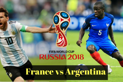 Link xem trực tiếp bóng đá Pháp vs Argentina, vòng 1/8 World Cup 2018 