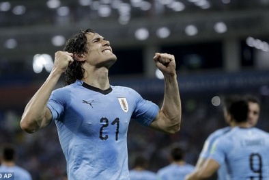 Kết quả bóng đá World Cup 2018 Uruguay vs Bồ Đào Nha: Tấn công sắc lẹm, giành vé xứng đáng