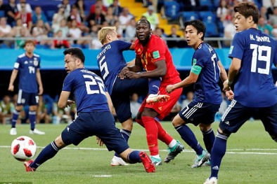 Kết quả bóng đá Bỉ vs Nhật Bản, vòng 1/8 World Cup 2018 lúc 1h00 ngày 3/7
