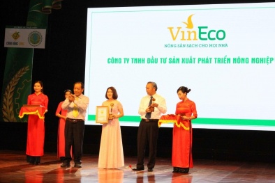 VinEco đạt danh hiệu Thương hiệu vàng nông nghiệp Việt Nam