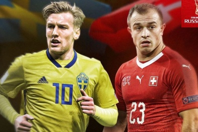 Xem trực tiếp bóng đá World Cup 2018 Thụy Điển vs Thụy Sĩ tốt nhất