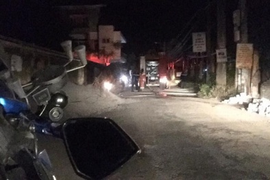 Hà Nam: Bốt điện Thanh Tuyền bùng cháy do quá tải