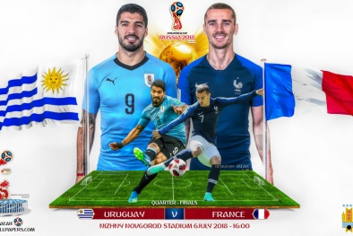 Xem trực tiếp bóng đá World Cup 2018 Pháp vs Uruguay tốt nhất