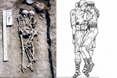 Kỳ lạ bộ xương ôm nhau tình cảm trong ngôi mộ cổ 3.000 năm