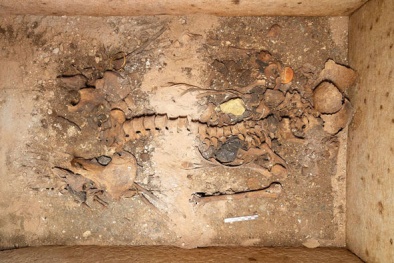 Cảnh tượng gây sốc bên trong mộ cổ 2.000 năm  