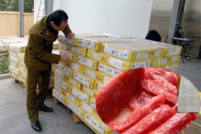 Tại sao Hải quan vẫn bán đấu giá gần 170 tấn thịt trâu Trung Quốc?