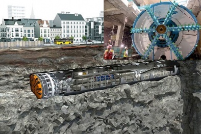 Hé lộ công nghệ siêu hiện đại sử dụng đào hầm tại tuyến Metro tỷ USD ở Hà Nội