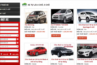 Dịch vụ thuê xe tự lái dịp 2/9: Giá tăng, những mẫu xe hot ‘cháy hàng’