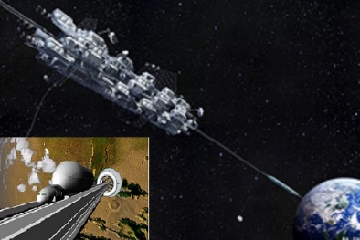 Kinh ngạc: Thang máy nối từ mặt đất lên vũ trụ chuẩn bị 'lộ diện'