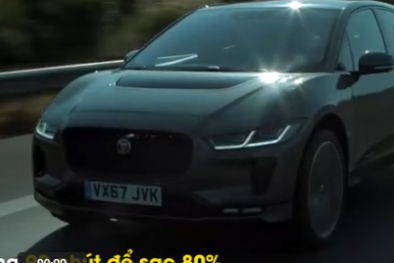 Ô tô điện Jaguar I-Pace chạy từ Anh sang Bỉ chỉ sạc một lần