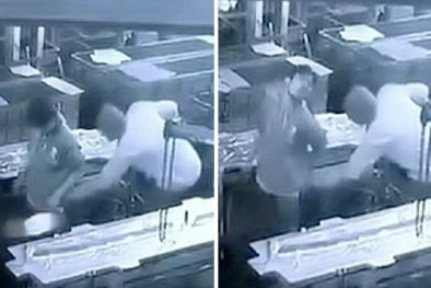 Dí vòi máy nén khí vào mông khiến một công nhân tử vong