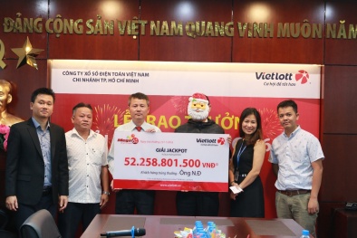 Xổ số Vietlott: Trao giải thưởng hơn 52 tỷ cho khách hàng đến từ TP.HCM