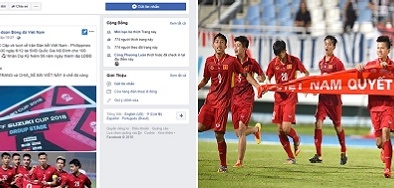 Giả mạo trang Fanpage của VFF để lừa đảo tặng vé câu view