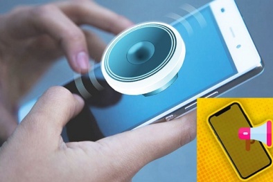 Loa ngoài điện thoại âm lượng nhỏ, nâng gấp đôi công suất với thao tác đơn giản