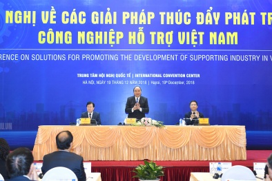 Thủ tướng chủ trì hội nghị bàn giải pháp ‘tiếp sức’ ngành công nghiệp hỗ trợ