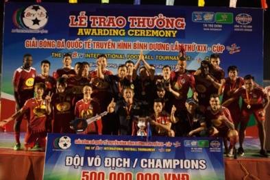 Đội bóng phố núi vô địch BTV – Cúp Number 1 lần thứ 19