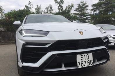 'Phát sốt' với siêu xe SUV Lamborghini Urus biển số siêu đẹp của đại gia Minh 'nhựa'