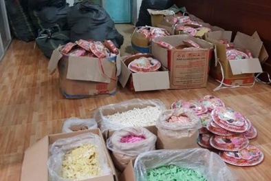 Phú Thọ: Tịch thu 592 hộp mứt Tết giả mạo nhãn hàng hóa