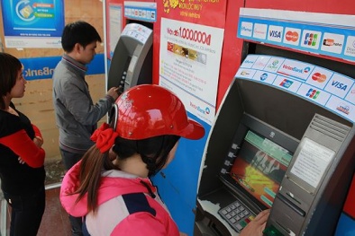 Tết Kỷ Hợi: Để ATM thiếu tiền, không hoạt động ngân hàng sẽ bị phạt