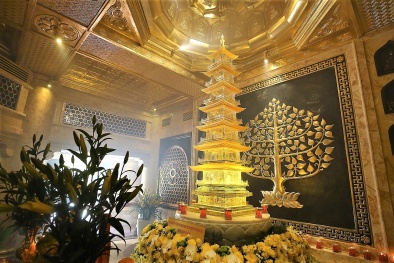 Chiêm bái xá lợi Phật trong lòng Đại Tượng Phật cao nhất Việt Nam