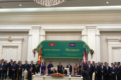 Việt Nam - Campuchia ký thỏa thuận thúc đẩy thương mại song phương giai đoạn 2019-2020