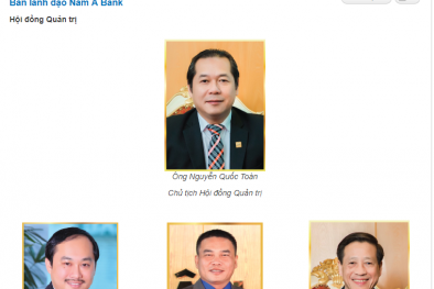 Ai đang giữ chức Chủ tịch HĐQT Ngân hàng Nam Á?