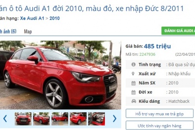 Loạt xe ô tô Audi cũ này đang rao bán giá chưa đến 500 triệu đồng/chiếc tại Việt Nam