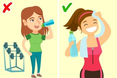 Thời điểm tránh uống nước quá nhiều vì có thể gây hại sức khỏe