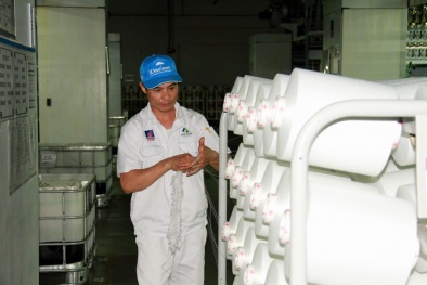 Nhà máy xơ sợi Đình Vũ tăng công suất, đảm bảo ổn định chất lượng sợi DTY