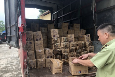 Thu giữ lượng lớn kem nhập lậu từ Trung Quốc về Việt Nam tiêu thụ