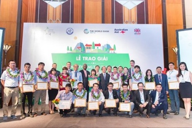 Trao giải 'Khởi nghiệp sáng tạo ứng phó với biến đổi khí hậu Việt Nam' 