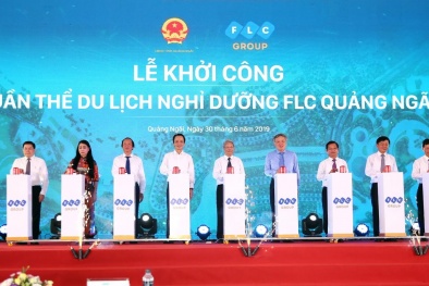 Tập đoàn FLC khởi công quần thể nghỉ dưỡng có quy mô 1.026 ha tại Quảng Ngãi